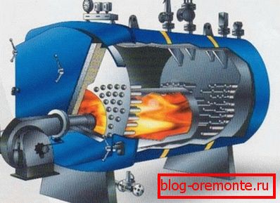 Parno generatorsko vezje za ogrevanje betona. Parno generatorsko vezje za ogrevanje betona.
