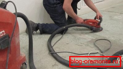 Brušenje betona s prašnim ekstrakcijo Brušenje betona s prašnim ekstrakcijo