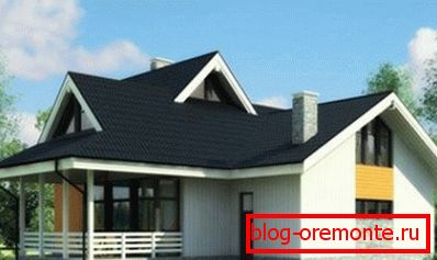 Simetrična koča s teraso Simetrična koča s teraso