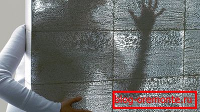 Zid prozornega betona Zid prozornega betona