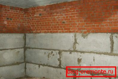 Betonski blok kletne stene Betonski blok kletne stene