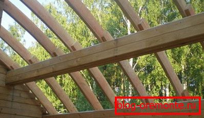 Rafter sistem polkrožne oblike Rafter sistem polkrožne oblike
