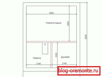 Standardni projekt kopeli 6,5 metra Standardni projekt kopeli 6,5 metra