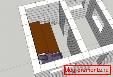 Tipični projekt s parno sobo in čakalnico Tipični projekt s parno sobo in čakalnico