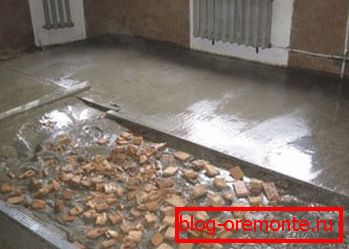 Betonska talna naprava Betonska talna naprava