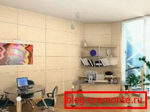 Notranjost hiše laminiranega furnirja - lahko uporabite katerikoli material