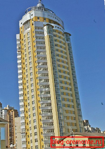 Visoka stol z ventilirano fasado