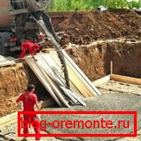 Nalivanje betona z mešalom Nalivanje betona z mešalom