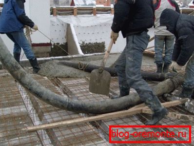 Betoniranje в холодное время