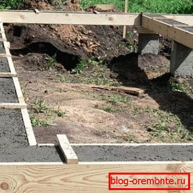 Polnjenje temeljev za prihodnji dom Polnjenje temeljev za prihodnji dom
