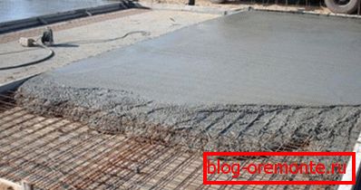 Polnitev estriha z betonom M350 Polnitev estriha z betonom M350